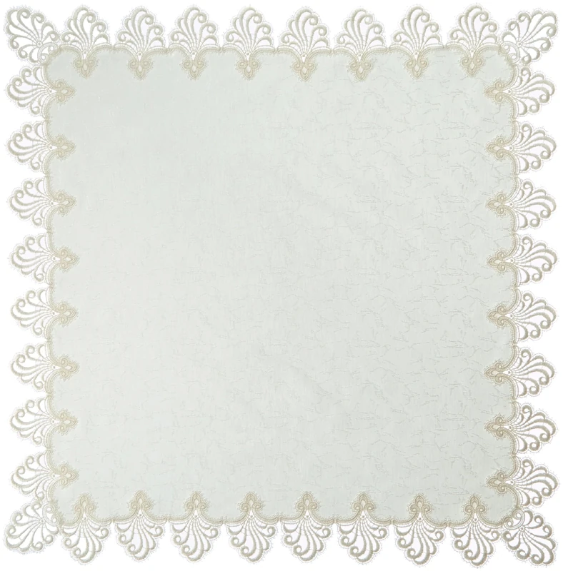 Plauener Spitze Nice 3086E_11 Tablecloth 80 cm x 80 cm rechteckig multicoloured