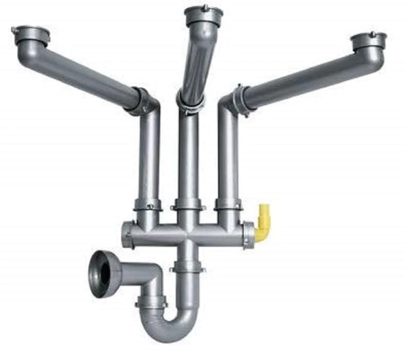 Franke 112.0156.212 Sink Siphon Syphon for Sinks Grey