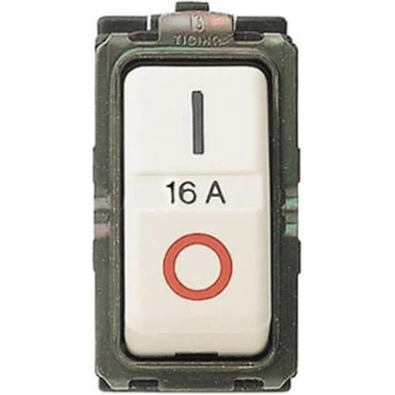 Bticino 5236S Series Magic Automatic Fuses ABB Circuit Breaker, 1P N 1, 6th 3Ka, Ivory