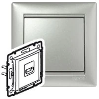 Legrand Valena Push Button Hdmi Aluminium