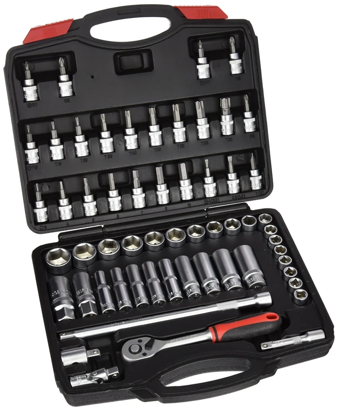 Rothenberger SEH000900 Bit/Key Set with Ratchet (58 Pieces)