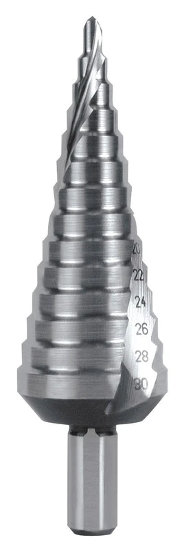 SUPER EGO SEH005500 HSS 4-30 Step Drill Bit