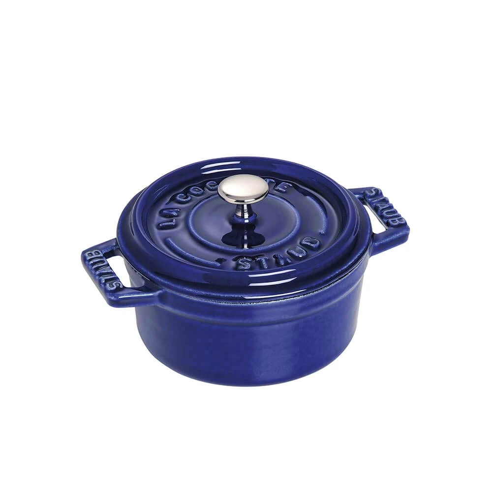 Staub Mini Round Casserole Dish Azul