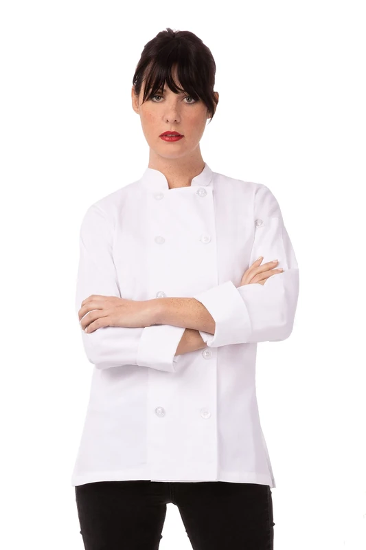 Chef Works Women's Le Mans Chef Coat (BCW004) - Image 1