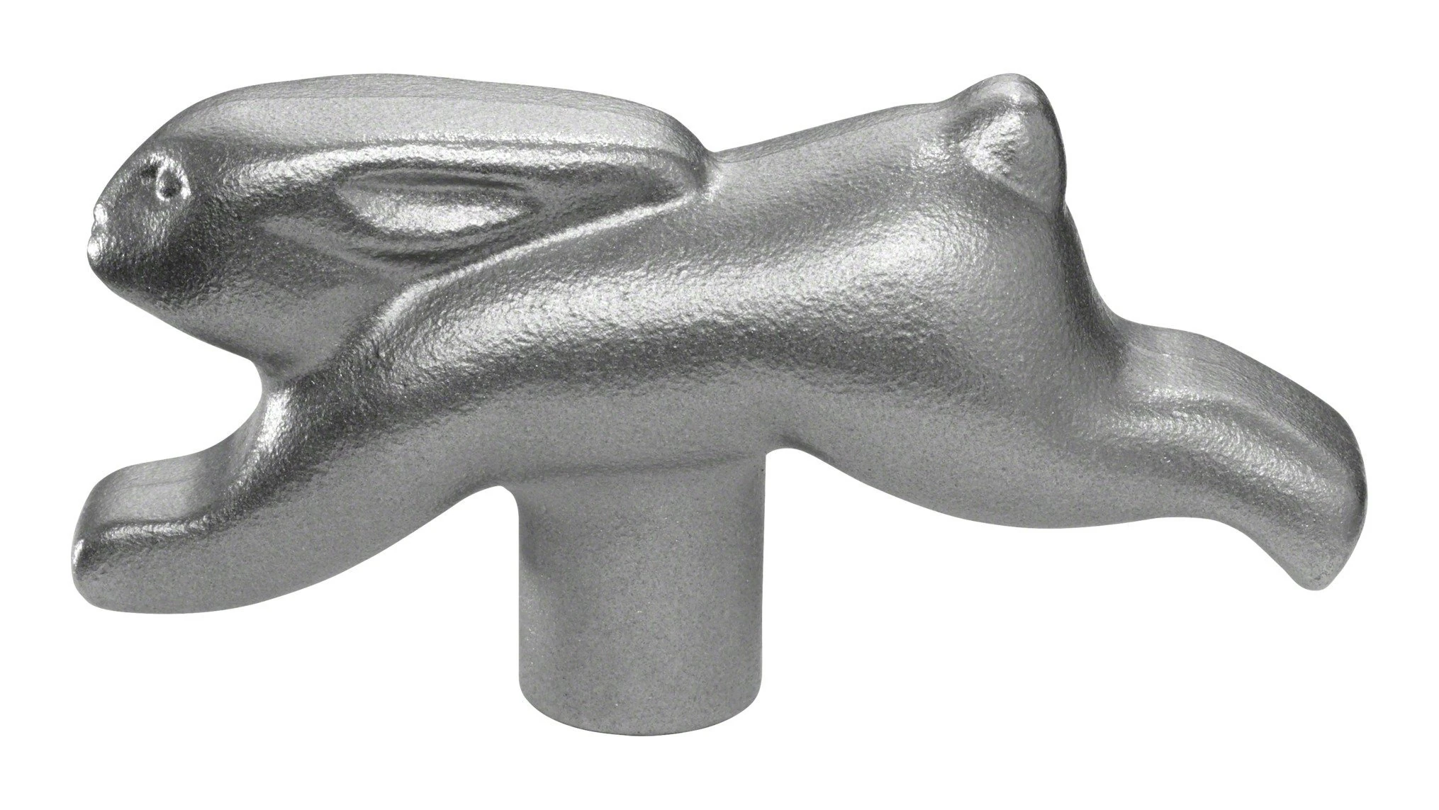 STAUB 40510-661-0 Rabbit Lid Knob, Stainless Steel, Silber, 9 x 6 x 3.2 cm