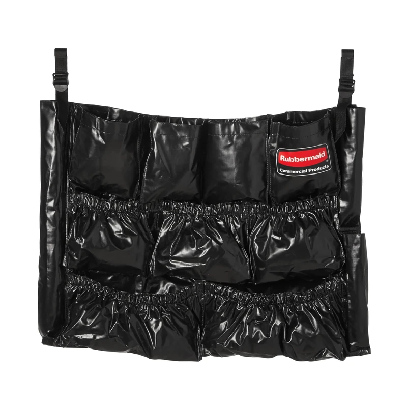 Rubbermaid Commercial Products 1867533 Executive Caddy Bag, Black (Pack of 6)