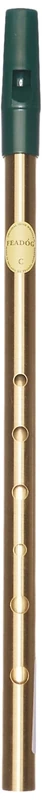 Feadog Irish whistles Brass - key of C pack of 10 - Image 1