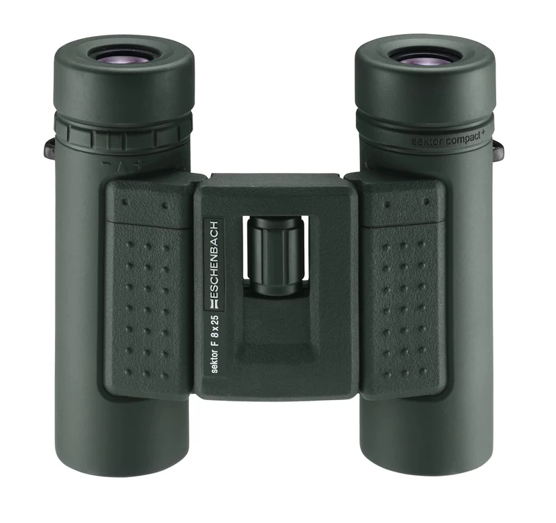 ESCHENBACH OPTIK Sektor F 8x25 compact+ Waterproof Binoculars, Green, Small Binoculars for Adults, Compact Binoculars