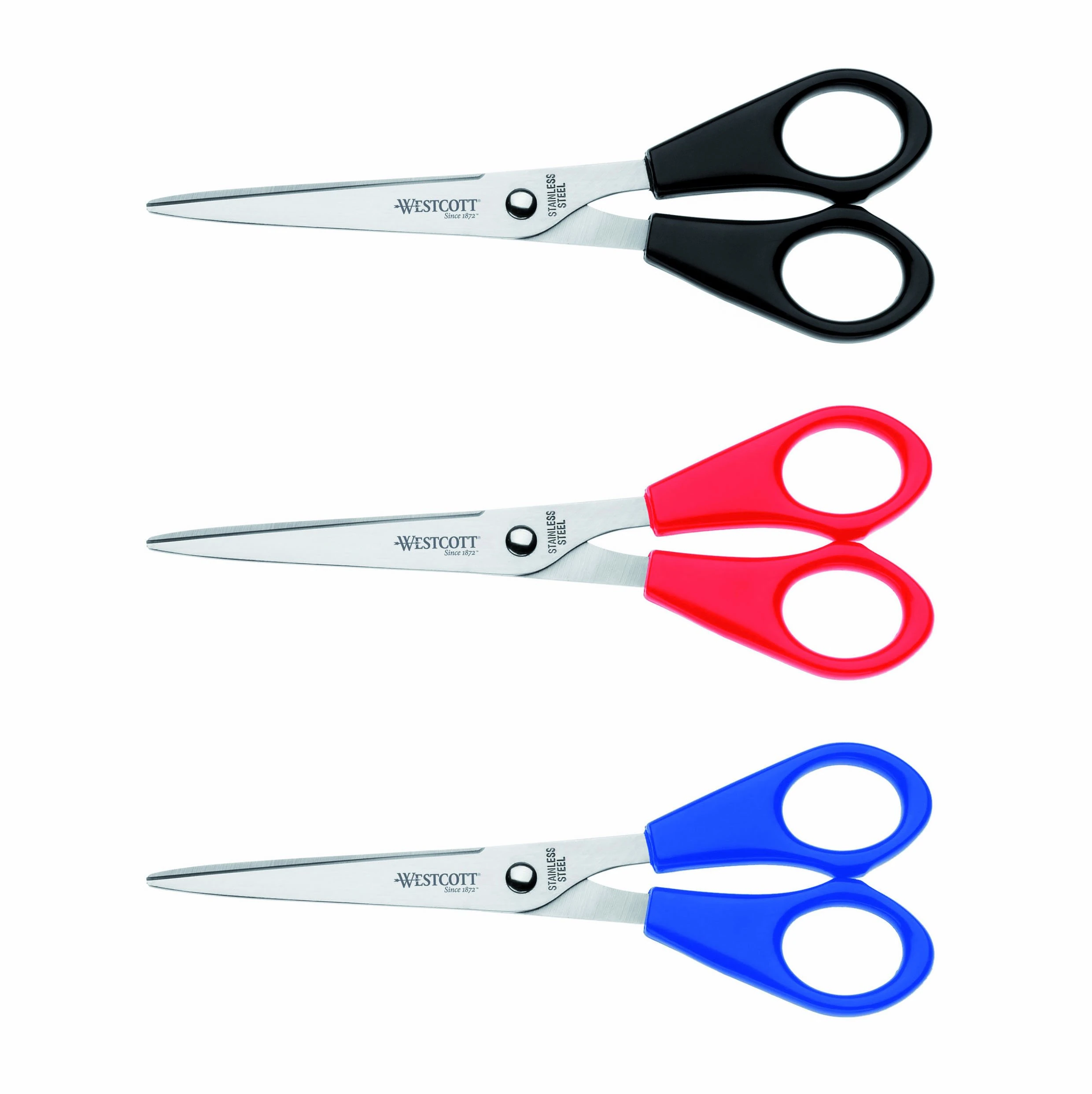 Westcott Buero 7 inch Scissor - Assorted Colours (Set of 3)