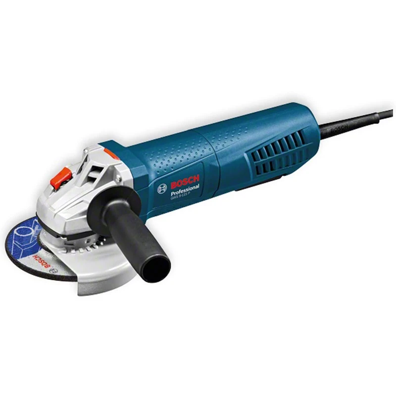 Bosch Professional Angle Grinder GWS 11-125 P (with PROtection switch, 110 V, incl. Auxiliary handle and accessories)