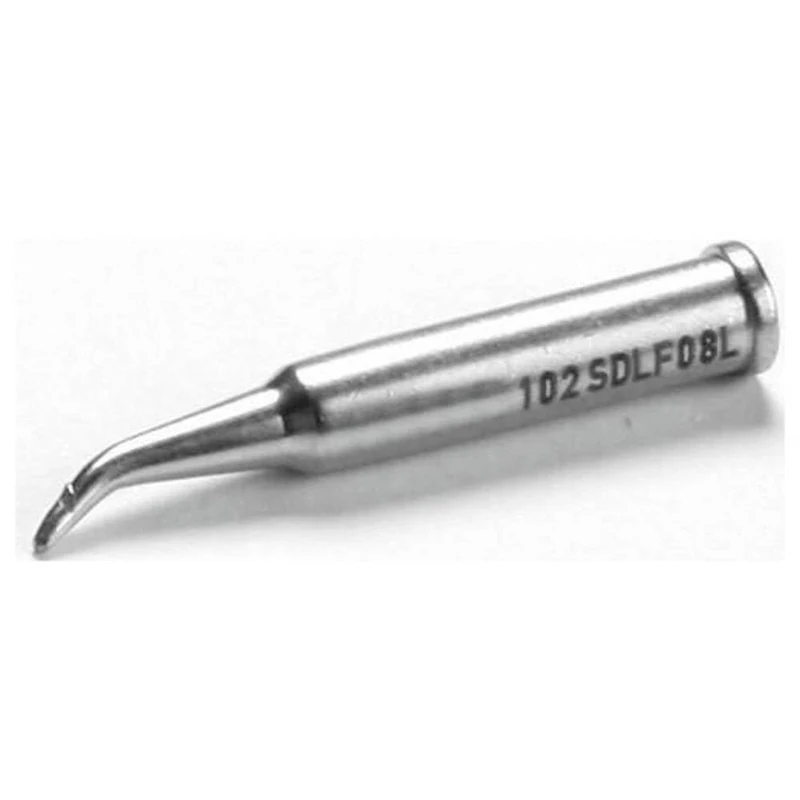 Ersa Ersadur 0102SDLF08L Long-Life Soldering Tip Extended Curved Pencil Tip 0.8 mm Diameter with Ersadur LF Coating