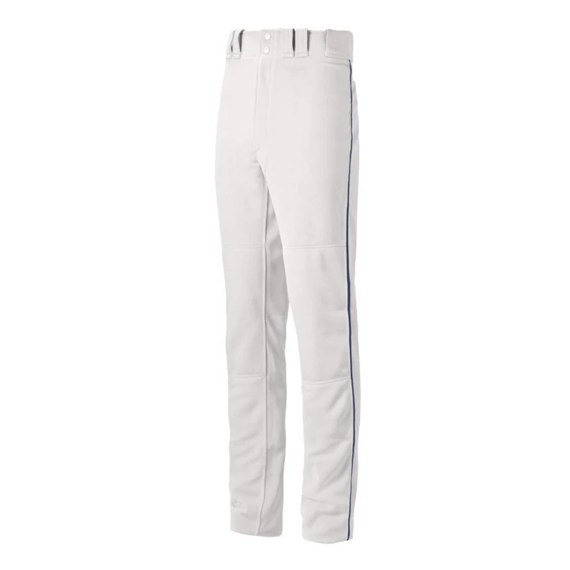 Mizuno Adult Men's Premier Pro Piped G2 Baseball Pant White/Navy