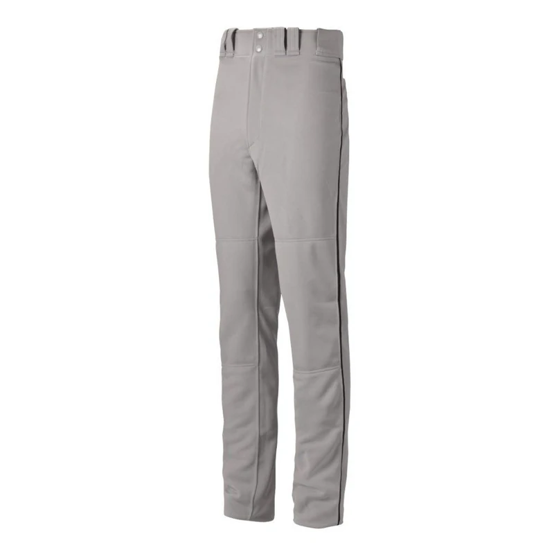 Mizuno Premier Pro Piped G2 Pants, Grey/Black, X-Small - Image 1