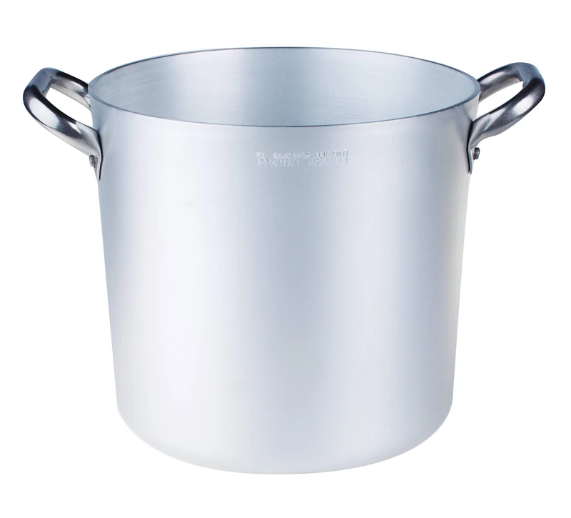 Pentole Agnelli Professional Aluminium 3 Mm. Stockpot With 2 Handles, 88 Litre