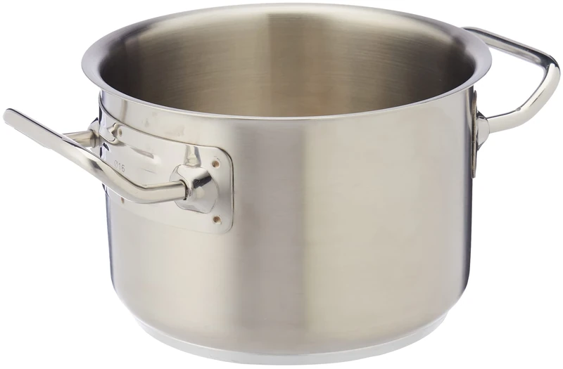 Pentole Agnelli Stainless Steel Deep Casserole With 2 Handles, 16 Cm. Diameter - 11 Cm. Height