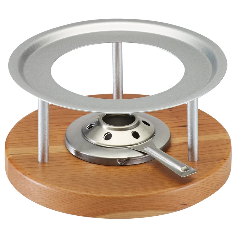 Kuhn Rikon Rechaud Melchterli, Stainless Steel, Silver/Brown, 21 x 21 x 11 cm