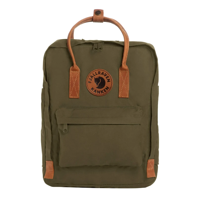 Fjällräven Kånken Unisex Backpack No. 2, Green (Dark Olive), 31x41.2x5.8cm, 16 Litre, F23565-633