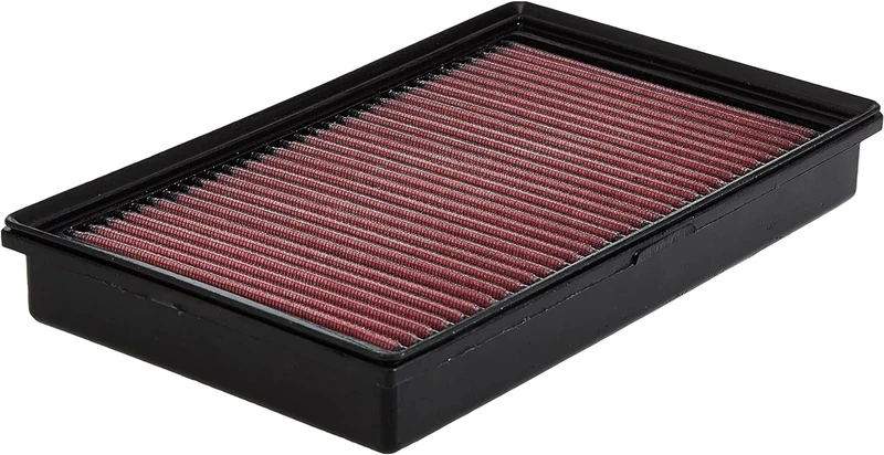 K&N Replacement air filter compatible with Ford Edge 2.0 D, 2.7. 3.5 / Fusion 1.5, 1.6, 2.0 Turbo, 2.5 / Galaxy 1.5, 2.0 / Mondeo V (ex. Hybrid) / S-Max 1.5, 2.0 2013- (33-5000), Heather Red