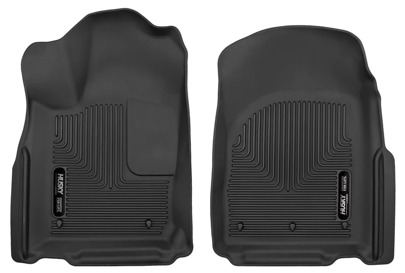Husky Liners | X-ACT Contour Series | Front Floor Liners - Black | 53561 | Fits 2016-2022 Dodge Durango, 2016-2021 Jeep Grand Cherokee, 2022 Jeep Grand Cherokee (LTD, Laredo E,X)