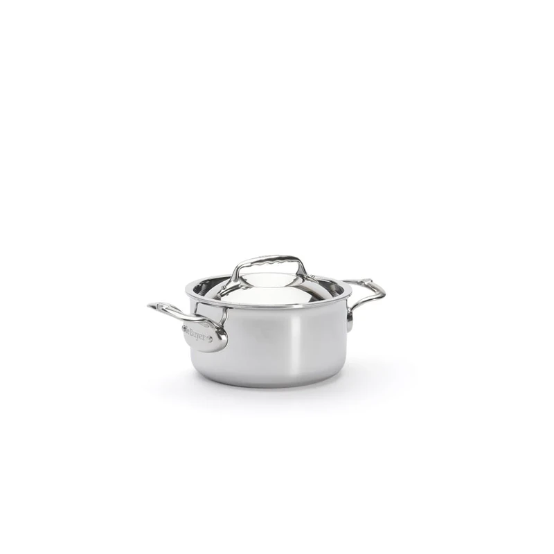 De Buyer Stewpan With Lid 16 cm, Silver