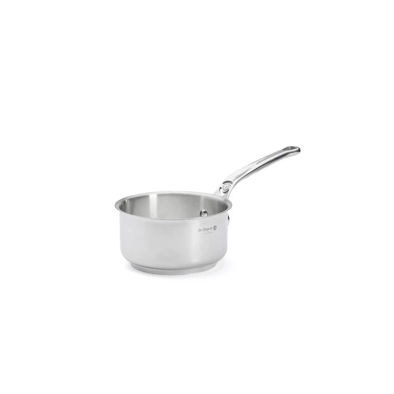 De Buyer Milady Saucepan with Cast Stainless Steel Handle 14 cm, Silver