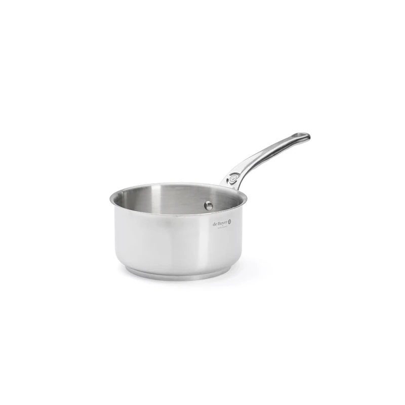 De Buyer Milady Saucepan with Cast Stainless Steel Handle 16 cm, Silver