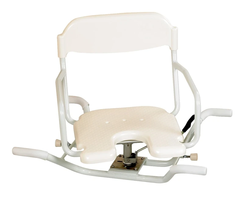 Days Bath Seat, Swivelling Bathing Aid, Aid for Eldery or Disabled, Rotating Bath Chair, Bathroom Assistance,Safe and Stable, White
