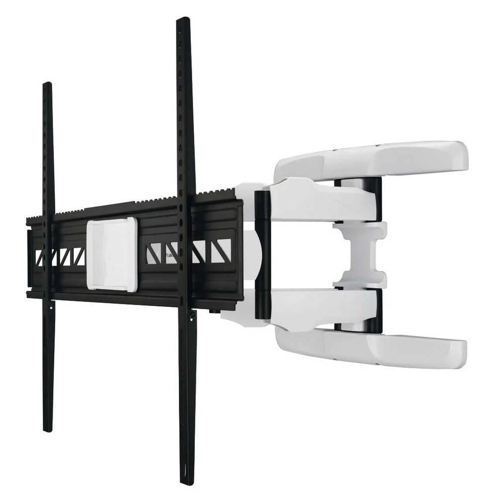 Hama Premium Full Motion TV wall bracket (tiltable, swivelling, for televisions from 46 to 90 inches, VESA up to 800x600, max. 75 kg), black/white