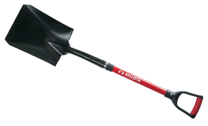 Bellota 3104 MFVA - D-Grip Square Point Shovel fibreglass Handle.