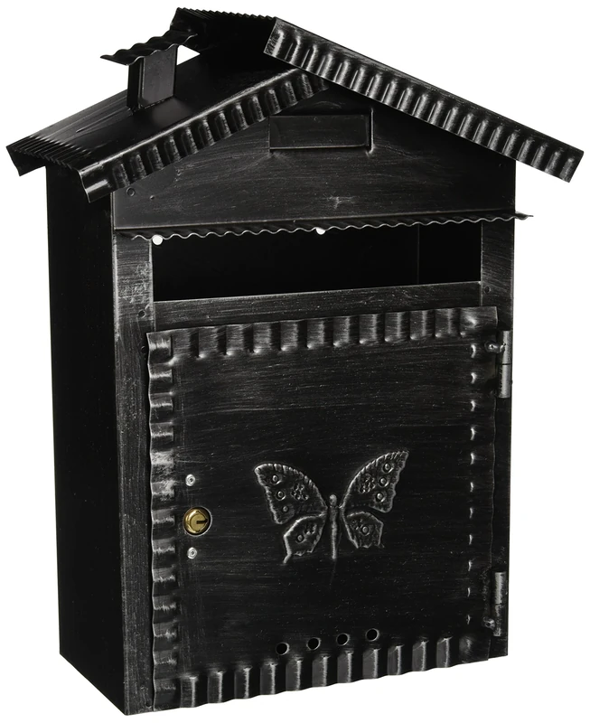 Vigor Blinky 27340-20 Wrought Iron Antiqued Letterbox, 22 x 12 x 35 cm