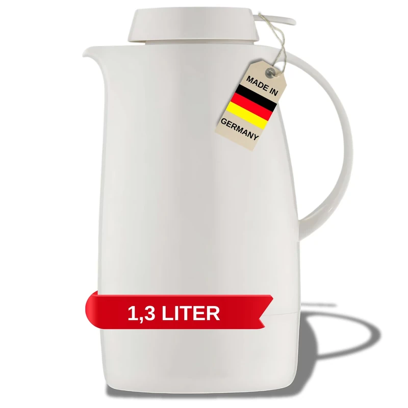 Helios Servitherm Vacuum Jug White 1.3 Litre