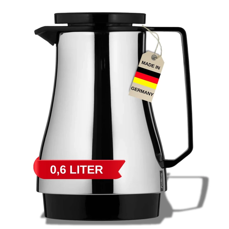 Helios Champion Vacuum Jug Black 0.6 Litre