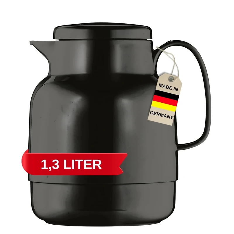 Helios Mondo Vacuum Jug Black 1.3 Litre