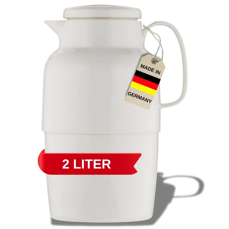 Helios Mondo Vacuum Jug White 2 Litre