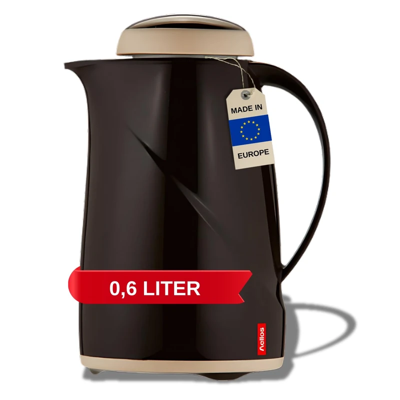 Helios Wave Mini Vacuum Jug Cappuccino 0.6 Litre