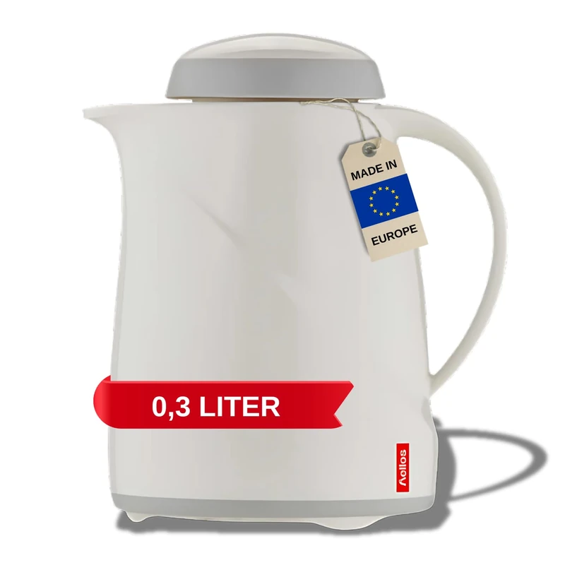 Helios Wave Picco Vacuum Jug White 0.3 Litre