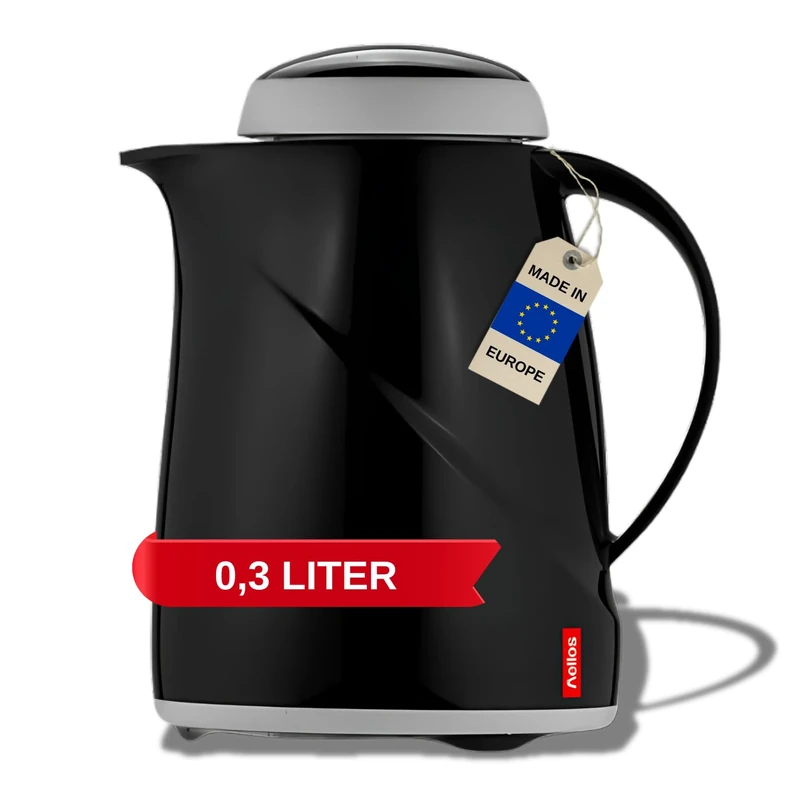 Helios Wave Picco Vacuum Jug Black 0.3 Litre