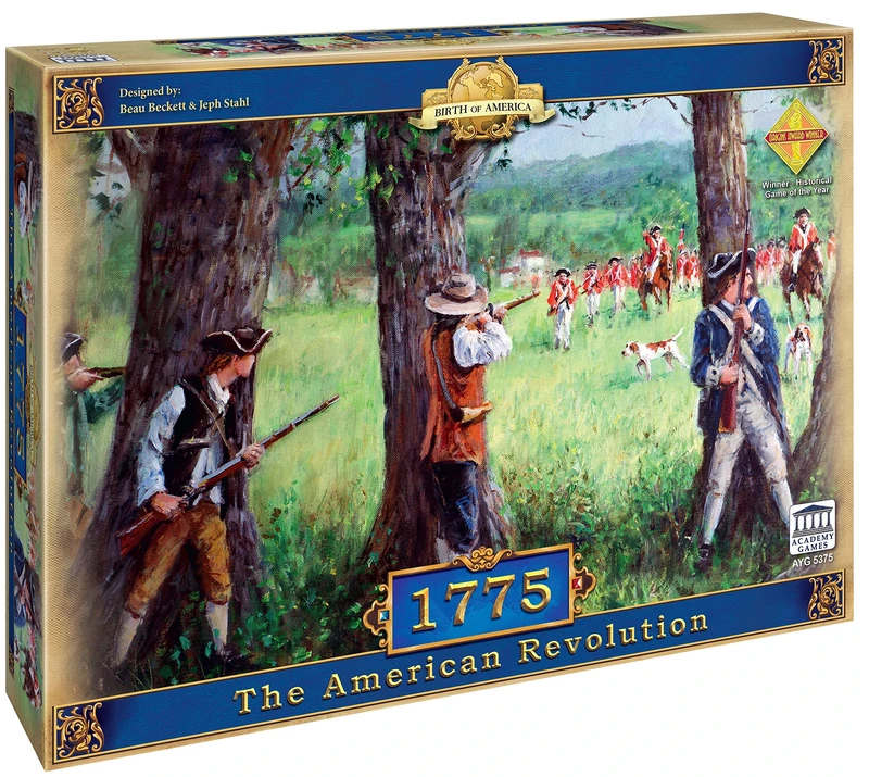 Academy Games | 1775 Rebellion | Board Game | Ages 14 And Up | 2-4 Players | English Version