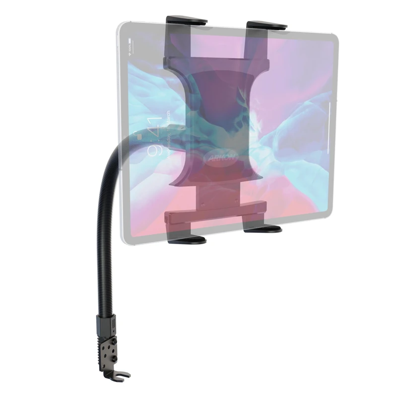 ARKON Car or Truck Seat Rail or Floor Tablet Mount with 22 inch Arm for iPad Pro iPad Air 2 iPad Retail Black - TAB188L22