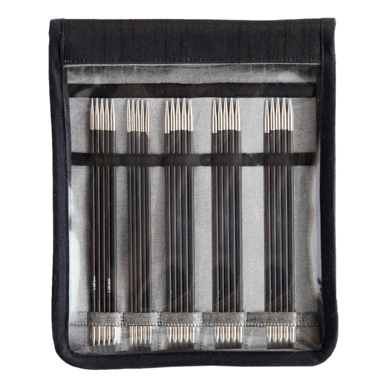 KnitPro Karbonz double-pointed needle set 15cm 2-4mm - 1pc