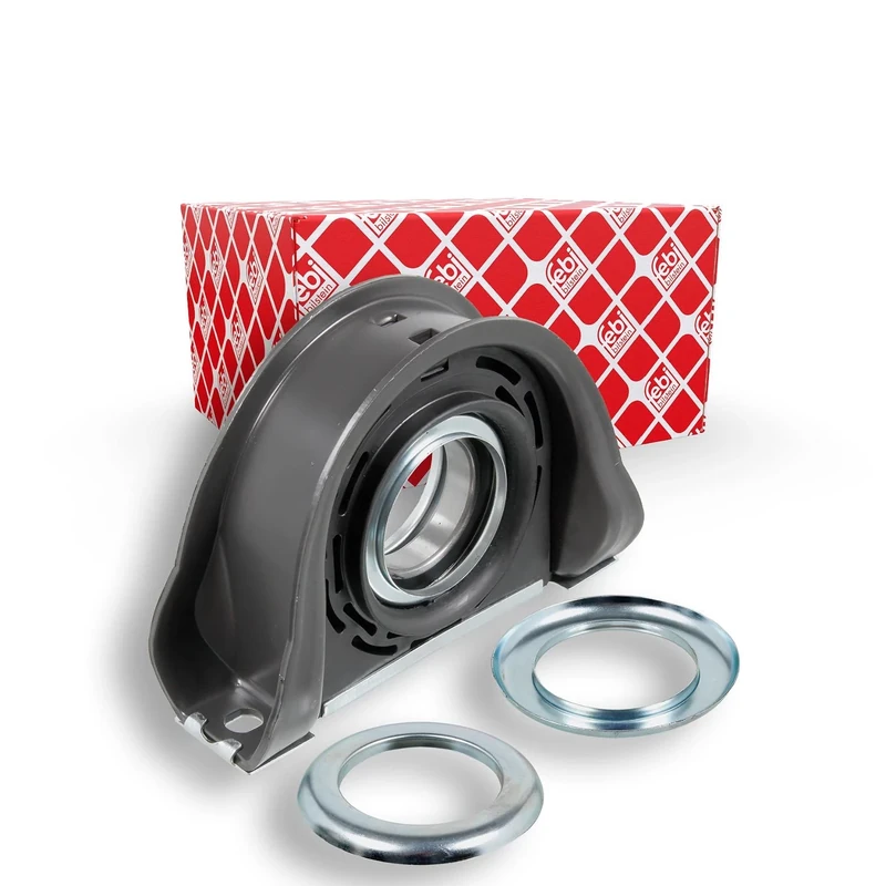 febi bilstein 38092 Propshaft Centre Support with integrated roller bearing, pack of one