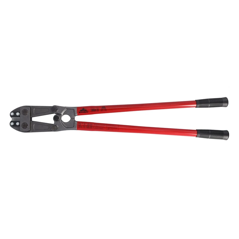 Stubai 113104 Bolt Cutter with Interchangeable Triangular Cutting Edges, Silver/Red, 780 mm