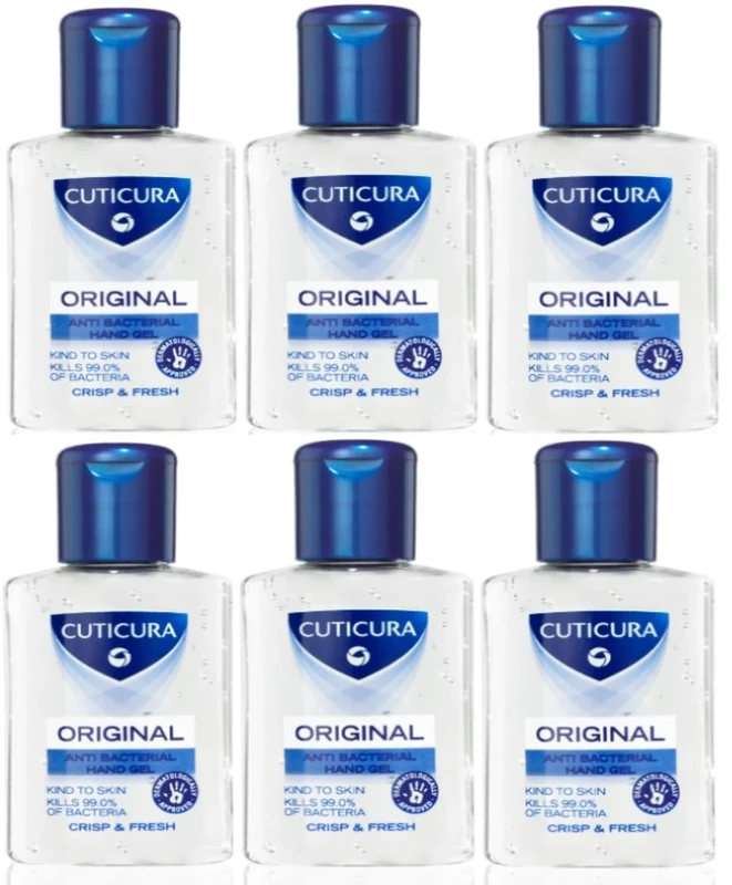 Cuticura Original Hand Gel Crisp and Fresh Cream, 50 ml, Pack of 6