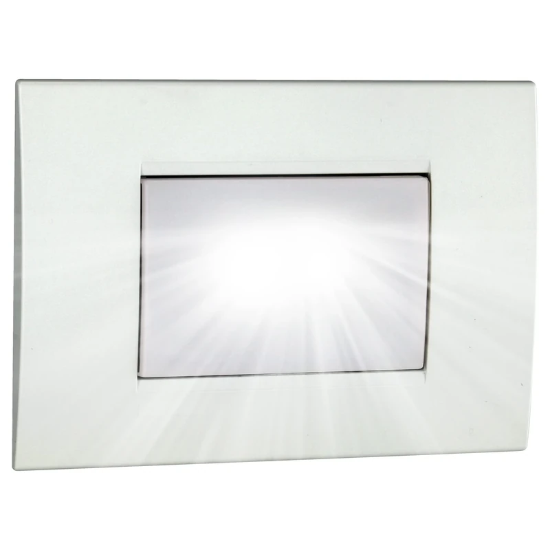 VEMER VE511200 model SYRIO Emergency lamp flush-mounting, color white opal