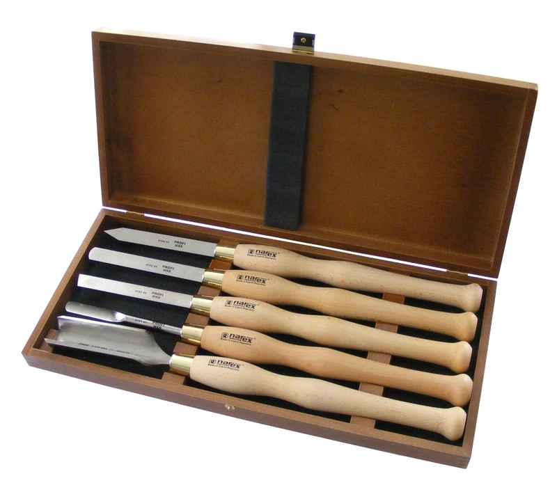 Narex Set of Woodturning chisels, HSS LINE Profi 5 Piece