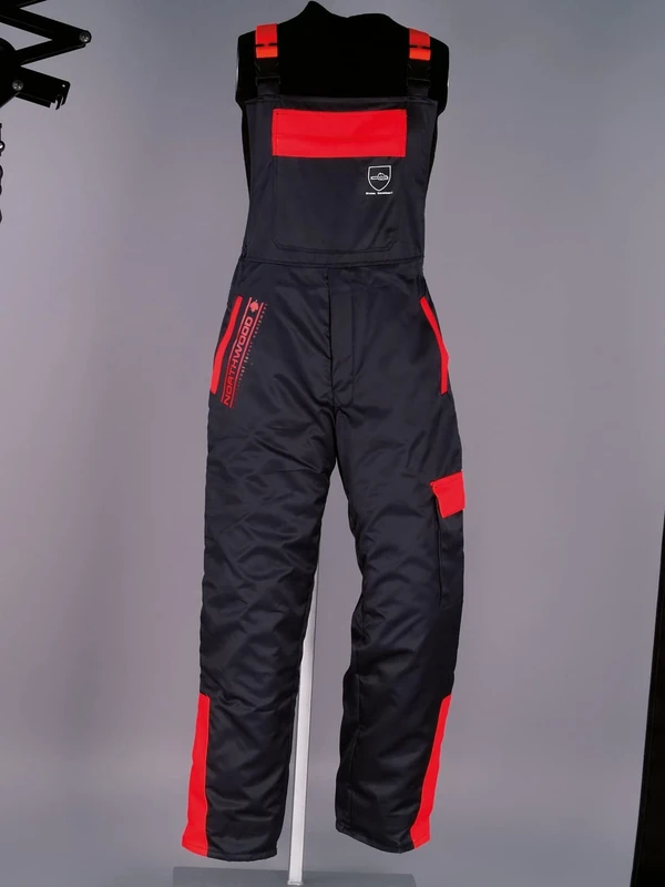 Northwood KWF Cut Protection Forestry Trousers Size 56 Ecoline Anthracite/Orange