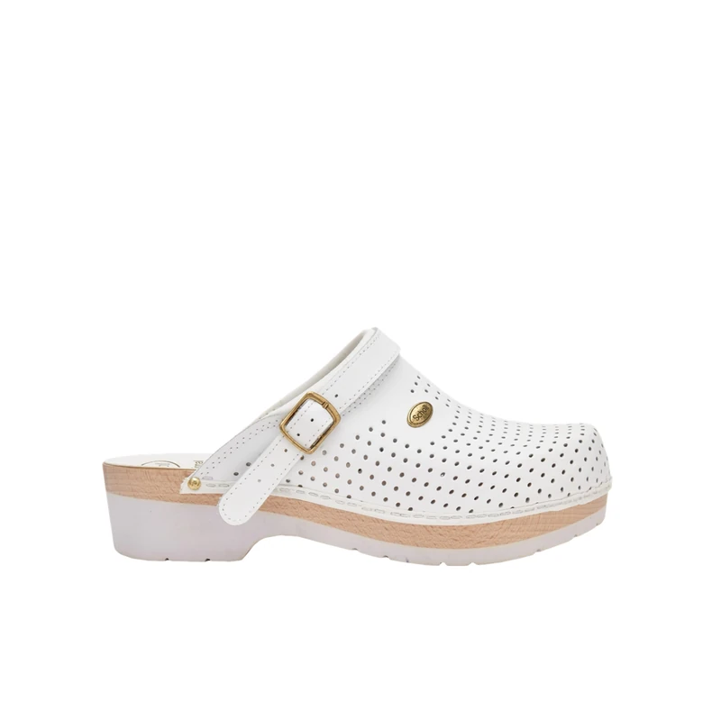 Scholl - Unisex - Clog Supercomfort -Medical Professional Clog - White - 10.5