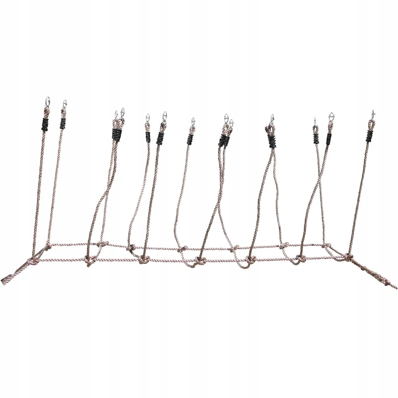 small foot 6998 rope bridge made of safe plastic rope, for tensioning between trees, loadable up to 100 kg