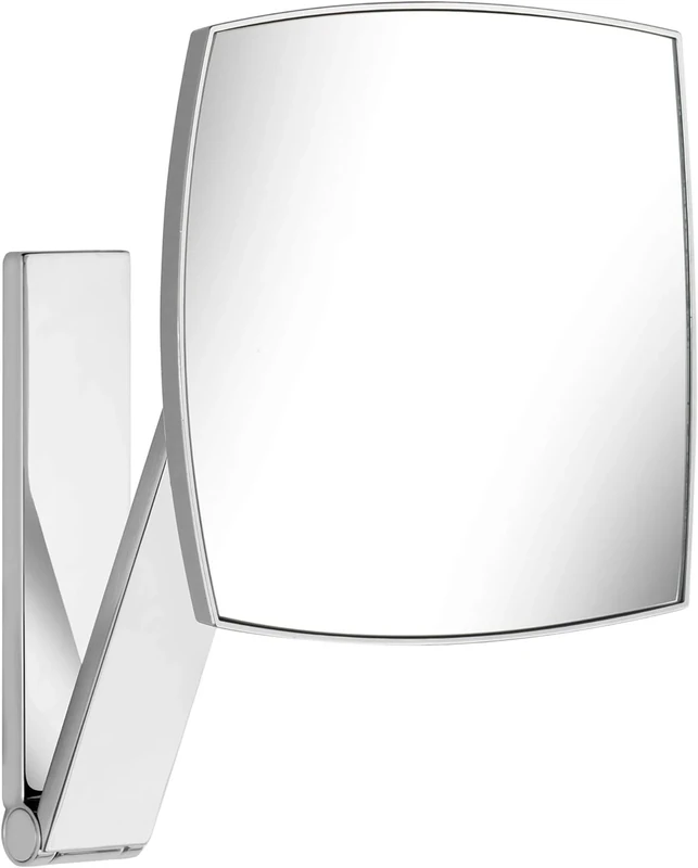 Keuco 17613010000 Wall Mounted Cosmetic Mirror, Silver