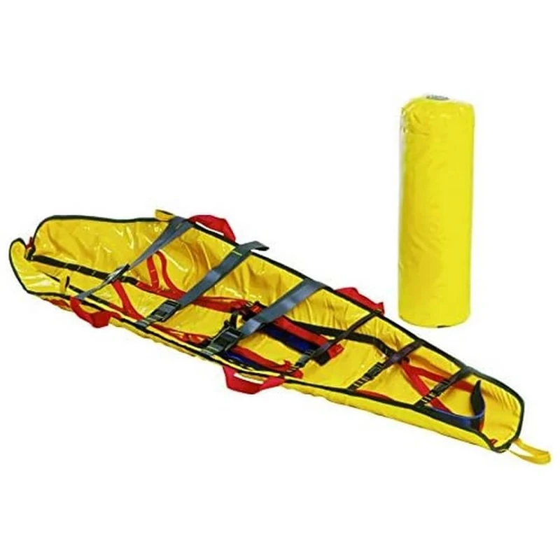 Miller Evac Body Splint 1007046 For Rescue Operations & Casualty Transfer From Confined Spaces, Lightweight, Padded Shoulder Straps, Equipped With Foot Support, 48mm Polyester Lifting Straps